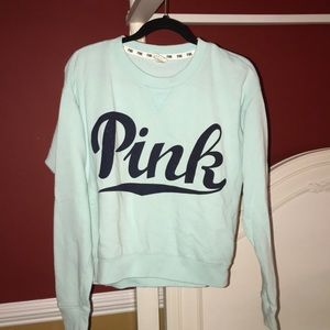 Blue Pink Crew Neck